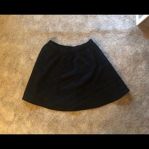 Basic black mini skirt